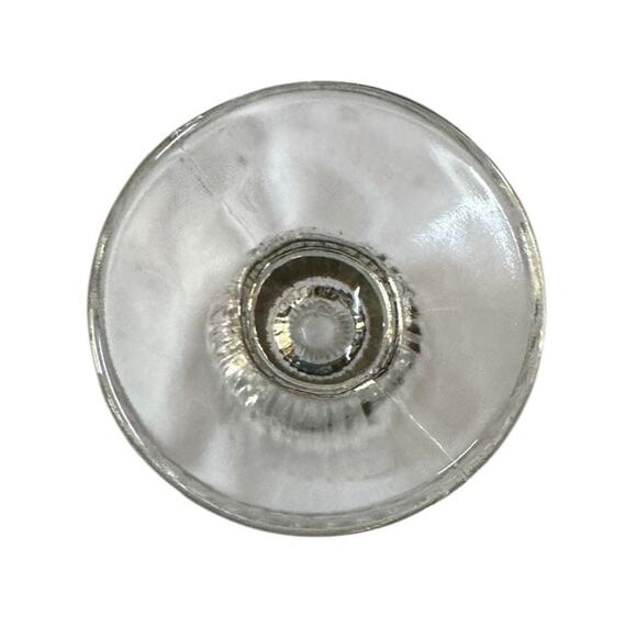 VTG Milkshake Parfait Float Glass Pedestal Heavy Clear Soda Fountain Dessert - Picture 3 of 5